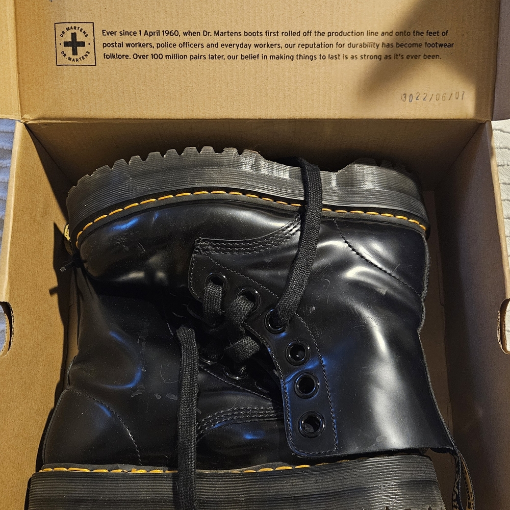 Dr. Martens Black Leather Boots